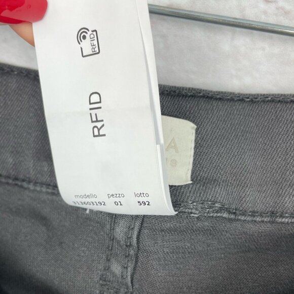 Marcella Monochrome Slate Gray Straight Leg Jeans Size 8 - Picture 4 of 5